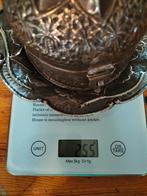 Antique silver plate, two pieces, Ophalen of Verzenden