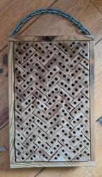 Bijenhotel, insectenhotel, hout, model visgraat., Ophalen of Verzenden, Nieuw