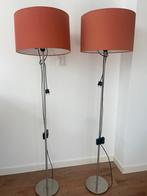 Stijlvolle Staande Lamp met Stoffen Kap, Huis en Inrichting, Lampen | Vloerlampen, Ophalen of Verzenden, Gebruikt, Stof, 150 tot 200 cm