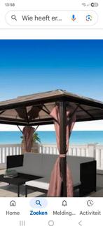 vida xl partytent  me 6 mm pvc dak, 4 keer zijwanden met rit, Tuin en Terras, Partytenten, Ophalen, Partytent, Minder dan 4 meter