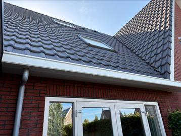 Kunststof dakgoot, wegens aanbouw is deze overbodig geworden beschikbaar voor biedingen