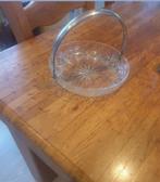 Prachtig zilveren kristallen schaal, Ophalen of Verzenden