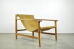 🟠 BePureHome / vintage safari “sling” fauteuil / 2010, Gebruikt, Vintage, Ophalen of Verzenden, Hout