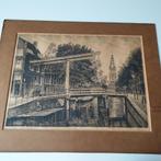 Amsterdam  Groen burgwal gesigneerd Fransen??, Ophalen of Verzenden