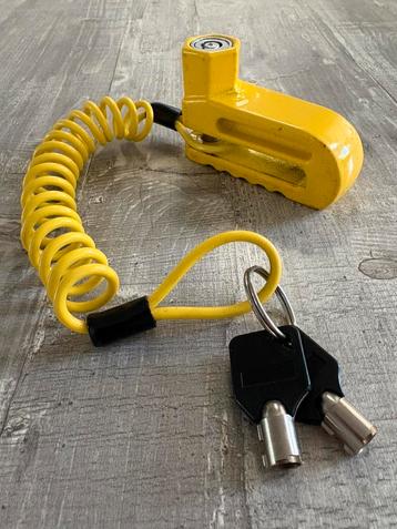 Schijfremslot met 2 sleutels voor Motor / Scooter beschikbaar voor biedingen