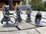 tinnen beeldjes (spelende kinderen), Antiek en Kunst, Antiek | Tin, Ophalen