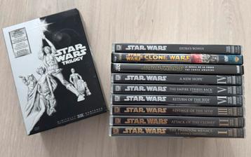 DVD | Star Wars Films deel 1 t/m 7 + The Clone Wars + Bonus beschikbaar voor biedingen