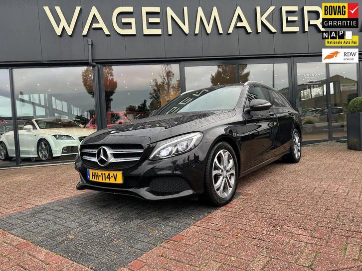 Mercedes-Benz C-klasse Estate 350 e Lease Edition AUT|Leder|, Auto's, Mercedes-Benz, Bedrijf, Te koop, C-Klasse, ABS, Achteruitrijcamera