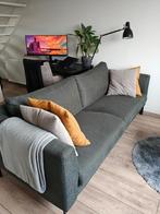 Moderne bank - 3-zits - Donkergroen, Huis en Inrichting, Ophalen, Driepersoons, 75 tot 100 cm, Zo goed als nieuw