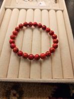 Natuurstenen armband gemaakt van rode turkoois