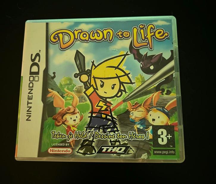 Drawn to Life - Nintendo DS, Spelcomputers en Games, Games | Nintendo DS, Zo goed als nieuw, Avontuur en Actie, 1 speler, Vanaf 3 jaar