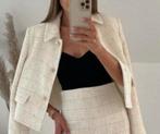 Zara beige blazer, Maat 38/40 (M), Ophalen of Verzenden, Zo goed als nieuw, Jasje