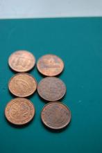 6x munten van  1EUROCENT, Frankrijk, Ophalen of Verzenden, 1 cent, Losse munt