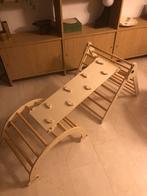 Pikler replica Klimdriehoek met Glijbaan, Kinderen en Baby's, Speelgoed | Buiten | Speeltoestellen, Ophalen, Zo goed als nieuw