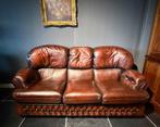 Zeer mooie Chesterfield 3 zit bank model Salisbury, Huis en Inrichting, Ophalen, Gebruikt, Springvale, 150 tot 200 cm