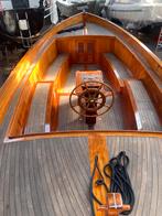 Overnaadse houten sloep koper geklonken 950X350, Watersport en Boten, Ophalen of Verzenden, Zo goed als nieuw