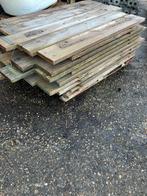 Reststukken gebruikt steigerhout, Doe-het-zelf en Verbouw, Hout en Planken, Ophalen, Gebruikt, 25 tot 50 mm, Plank