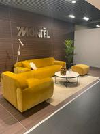 Montel Bold fauteuil + hocker, Huis en Inrichting, Banken | Bankstellen, Ophalen, Eenpersoons, Nieuw, 75 tot 100 cm