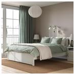 Bedframe, SONGESAND, wit, 160x200 cm - IKEA, Ophalen, Gebruikt, Wit, Tweepersoons