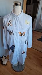 Witte blouse met vlinders - Extelle, Extelle, Ophalen of Verzenden, Zo goed als nieuw, Maat 36 (S)