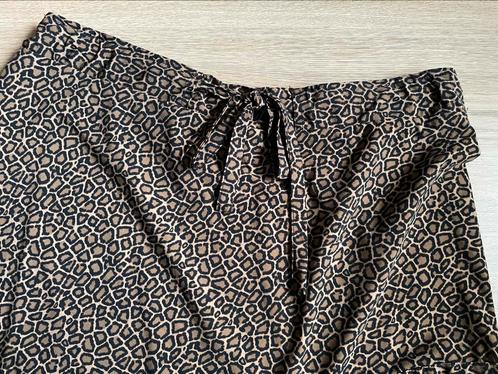 Jane Lushka rok travelstof M / L, Kleding | Dames, Rokken, Zo goed als nieuw, Maat 38/40 (M), Bruin, Onder de knie, Ophalen of Verzenden