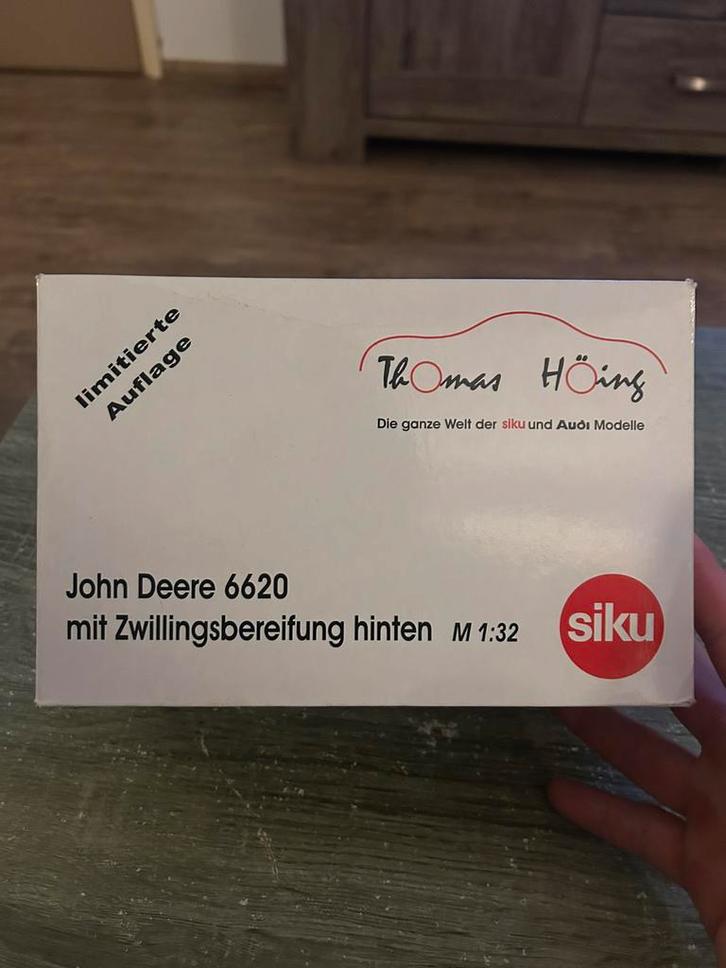 Siku John Deere 6620 Thomas Höing., Hobby en Vrije tijd, Modelauto's | 1:32, Zo goed als nieuw, Overige typen, SIKU, Ophalen of Verzenden