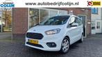 Ford Tourneo Courier 1.0 Titanium, Stoelverwarming, Bluetoot, Auto's, Ford, Stof, 890 kg, Wit, Bedrijf