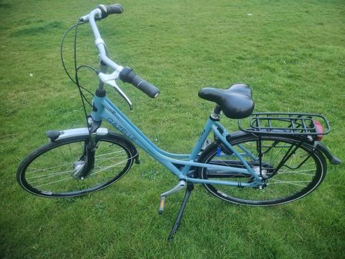 Gazelle Paris Plus 54 cm 7V licht Blauw, Fietsen en Brommers, Fietsen | Dames | Damesfietsen, Gebruikt, Gazelle, Versnellingen