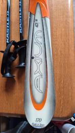 Rossignol axium carve Ski's met stokken - 170cm, 160 tot 180 cm, Gebruikt, Carve, Skiën