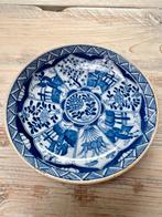 Antiek Chinees Bordje Blauw Wit, Ophalen of Verzenden
