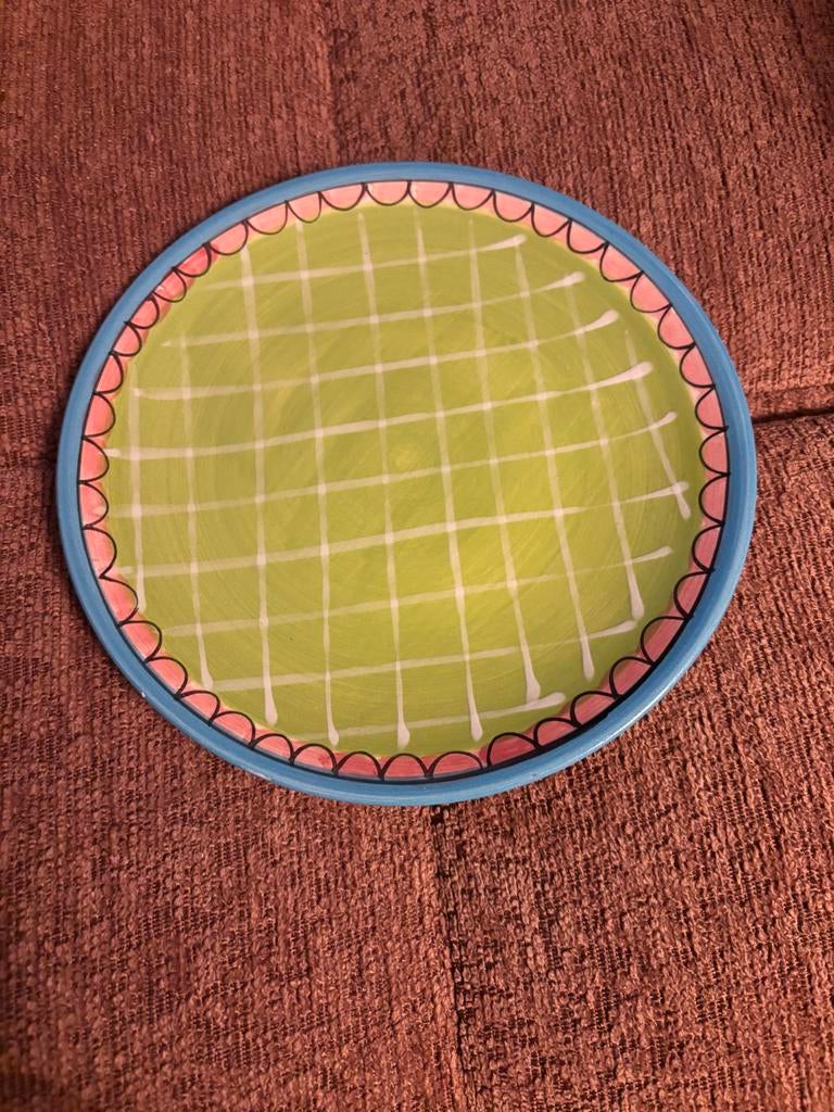 Blond Amsterdam ‘even bijkletsen’ groen bord, Blond Amsterdam, Ophalen of Verzenden, Zo goed als nieuw, Bord(en)