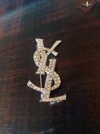 Schitterende broche, zilver kleur, nieuw, Met kristal, Overige materialen, 4 tot 7 cm, Nieuw