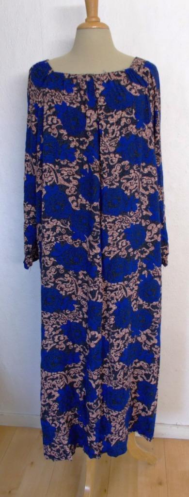 Etnische/hippie maxi print jurk! L/XL, Kleding | Dames, Jurken, Zo goed als nieuw, Maat 46/48 (XL) of groter, Blauw, Onder de knie