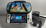 Nintendo Switch OLED Volledige set +256GB SanDisk, Spelcomputers en Games, Ophalen, Zo goed als nieuw, Met 2 controllers, Switch OLED
