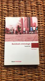 Emile Kolthoff - Basisboek criminologie.  Tweede druk, Sociale wetenschap, Ophalen of Verzenden, Zo goed als nieuw, Emile Kolthoff