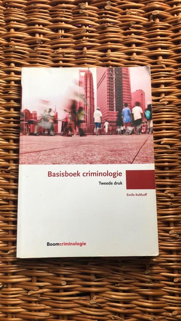 Emile Kolthoff - Basisboek criminologie.  Tweede druk, Boeken, Wetenschap, Zo goed als nieuw, Sociale wetenschap, Ophalen of Verzenden