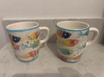 Twee handbeschilderde bekers, nieuw, Nieuw, Ophalen of Verzenden, Overige stijlen, Kop(pen) en/of Schotel(s)