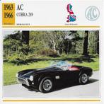 Ma740 autokaart ac cobra 289 (1963 - 1966 ), Ophalen of Verzenden, Zo goed als nieuw, Auto's