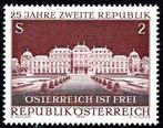 Michel  1323 Yvert 1153  Slot Belvedere Wenen, Postzegels en Munten, Postzegels | Europa | Oostenrijk, Ophalen of Verzenden, Postfris