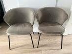 4 BePureHome Velvet Eetkamerstoelen - Kakhi, Huis en Inrichting, Ophalen, Zo goed als nieuw, Vier