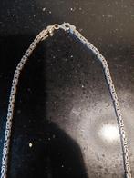 Zilveren Koningsketting 58cm - 33 gram, Sieraden, Tassen en Uiterlijk, Kettingen, Ophalen, Zo goed als nieuw, Zilver, Zilver