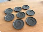 8 kleine bordjes schoteltjes nespresso 12cm, Ophalen of Verzenden, Overige stijlen, Kop(pen) en/of Schotel(s)