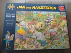 Jan van Haasteren Puzzel - Kamperen in het Bos - 1000, Ophalen, 500 t/m 1500 stukjes, Zo goed als nieuw, Legpuzzel