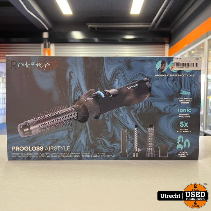 Revamp Progloss Airstyle DR1 Nieuwstaat, Sieraden, Tassen en Uiterlijk, Uiterlijk | Haarverzorging, Zo goed als nieuw
