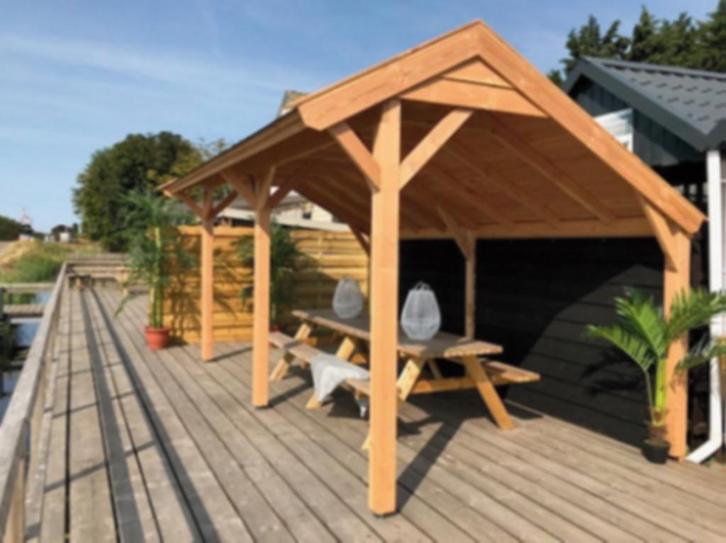 Doe Het Zelf kapschuur, Doe-het-zelf en Verbouw, Hout en Planken, Nieuw, Overige typen, Overige houtsoorten, 300 cm of meer, 50 mm of meer