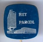 Het Parool blik kranten speldje ( W_040 ), Verzamelen, Verzenden, Zo goed als nieuw, Merk, Speldje of Pin