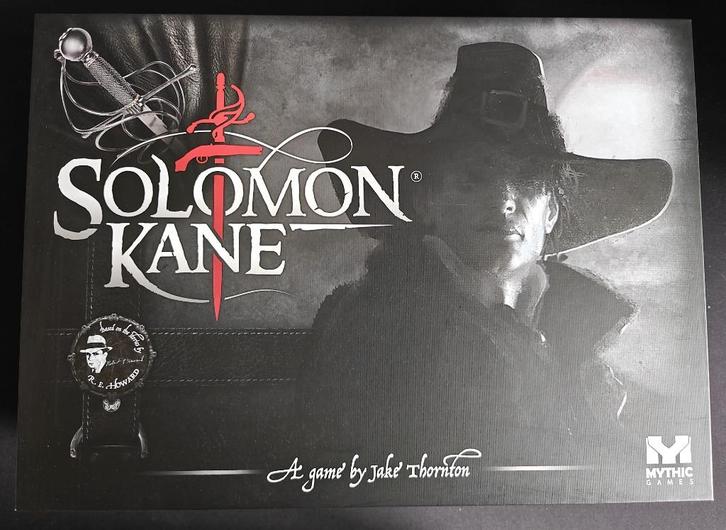 Solomon Kane + expansions, Hobby en Vrije tijd, Gezelschapsspellen | Bordspellen, Zo goed als nieuw, Een of twee spelers, Drie of vier spelers