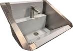 RVS Wastrog Inclusief kraan - 60 cm, Doe-het-zelf en Verbouw, Ophalen of Verzenden, Nieuw, Rvs, Wastafel
