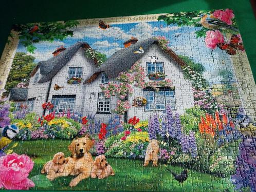 RAVENSBURGER legpuzzel.999 stukjes.Mooie prachtige tuinen, Hobby en Vrije tijd, Denksport en Puzzels, Zo goed als nieuw, Legpuzzel