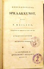 Nederduitsche spraakkunst; Schr Weiland; Uitg Allart; 1805, Ophalen of Verzenden, Gelezen